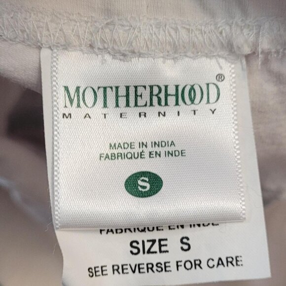 Motherhood Maternity Small White and pink floral skirt w elastic waist #floral - Picture 2 of 4